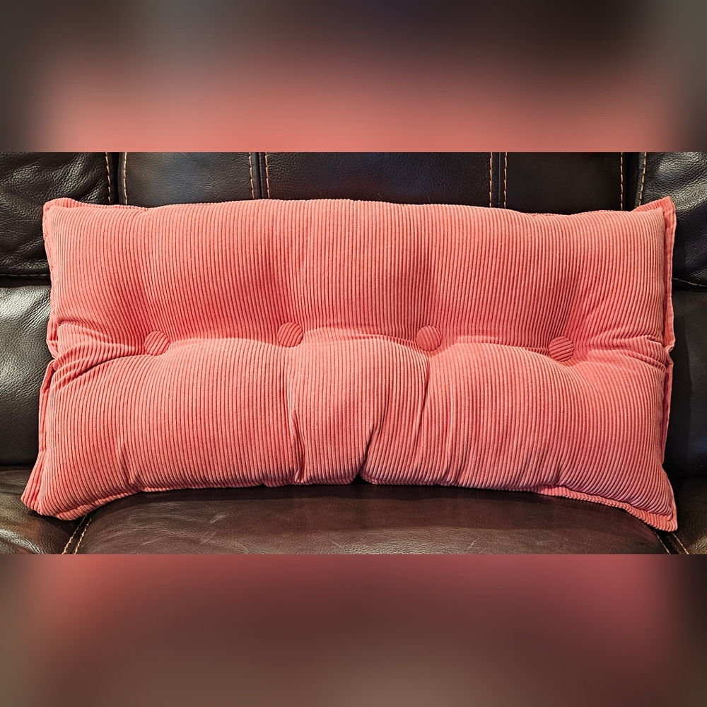 Pink Corduroy Studio D Pillow